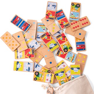 Domino spel - voertuigen